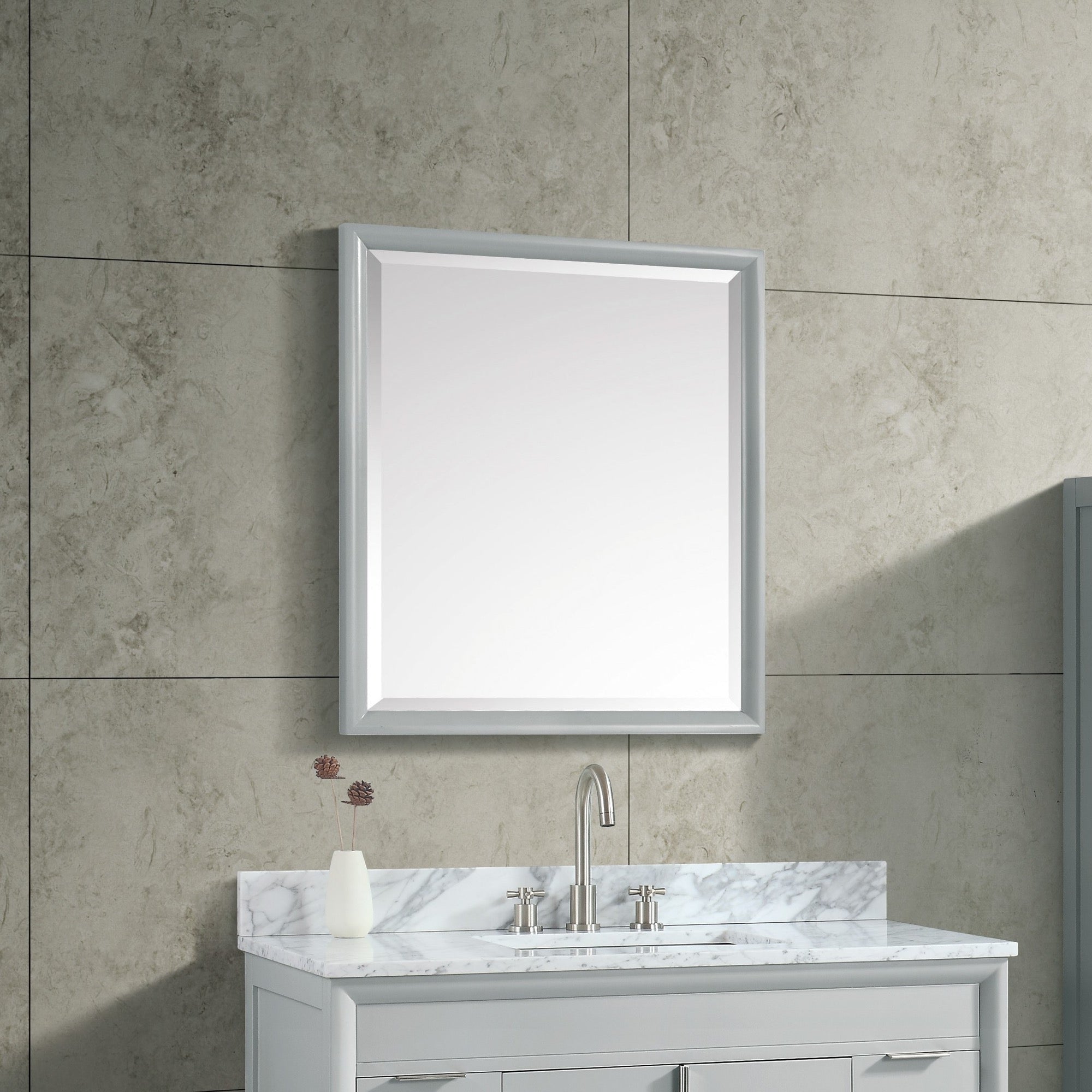 dove gray mirror