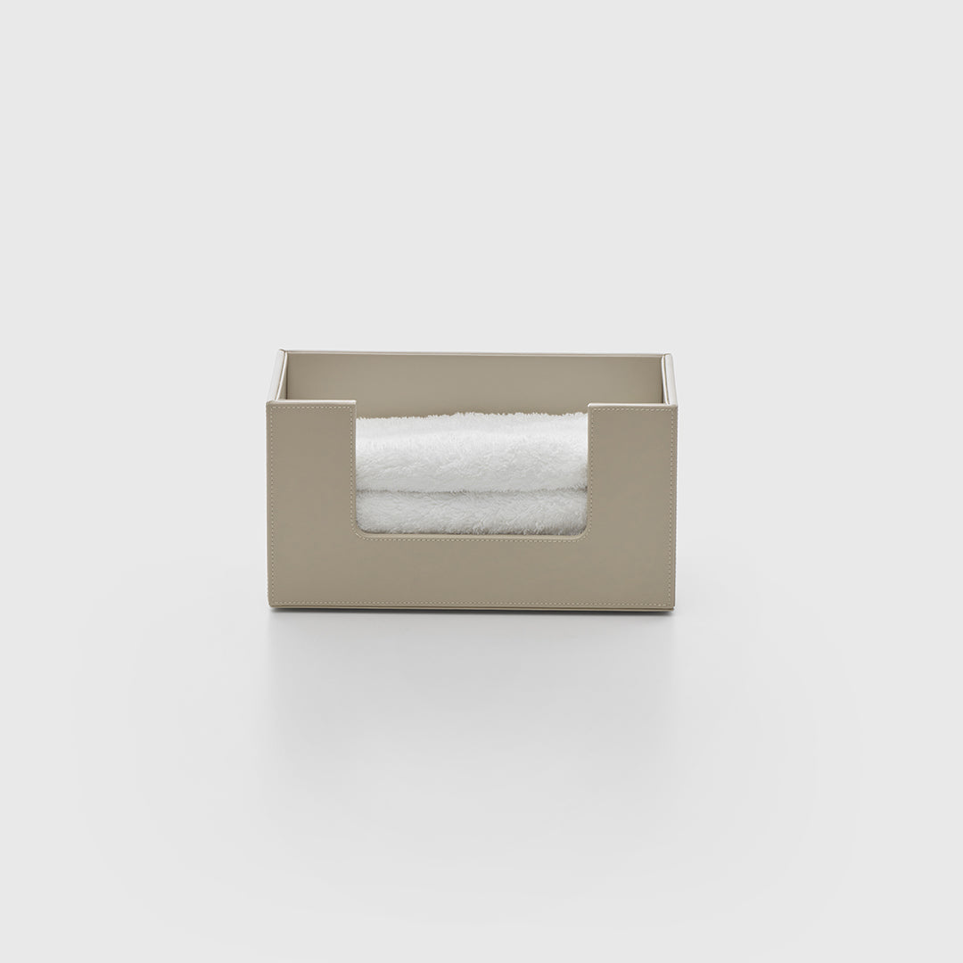 black paper towel box