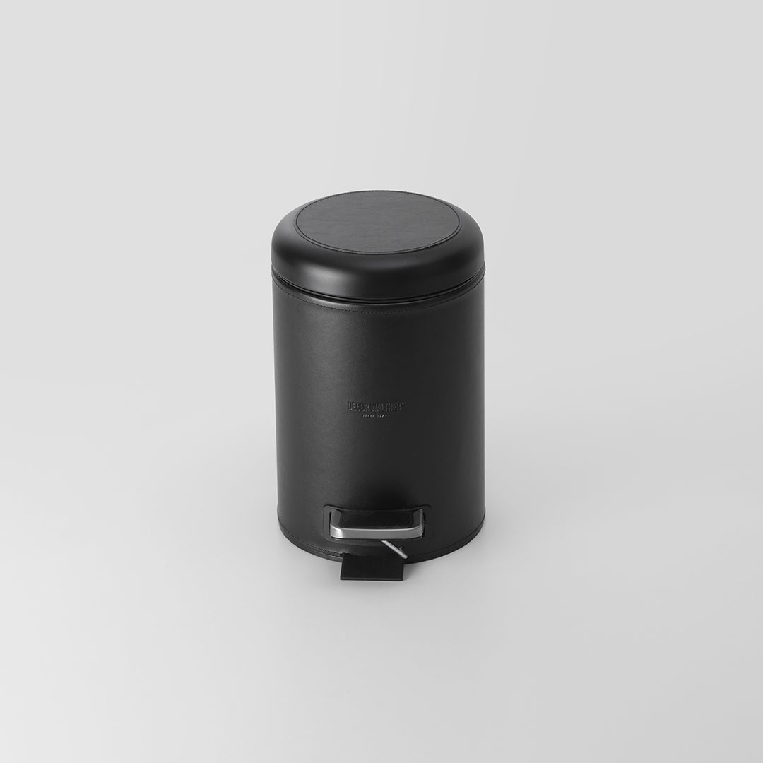 black pedal bin