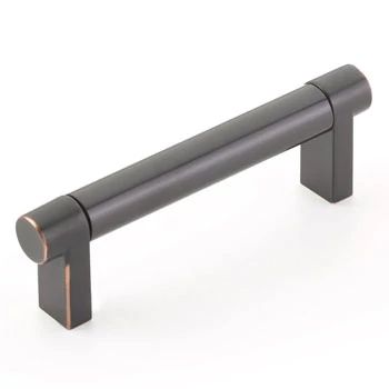 Emtek Select 3.5" CC Rectangular Stem and Cabinet Pull