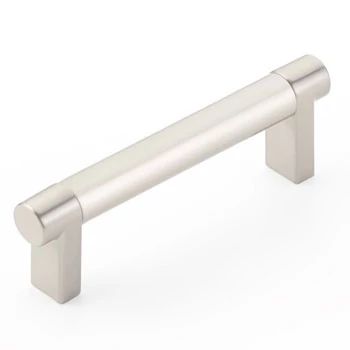 Emtek Select 3.5" CC Rectangular Stem and Cabinet Pull