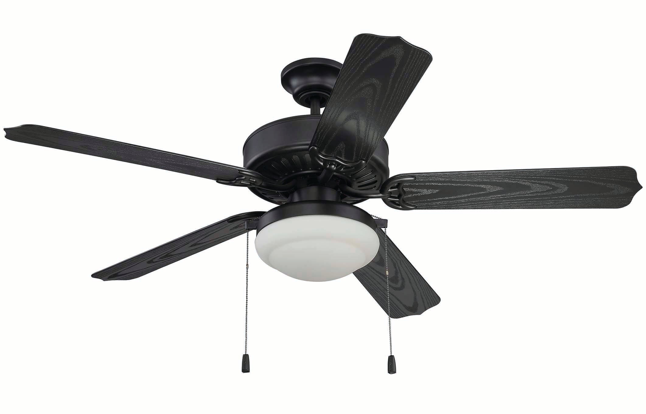 Craftmade Enduro Plastic 52" 5-Blade Ceiling Fan with Light Kit