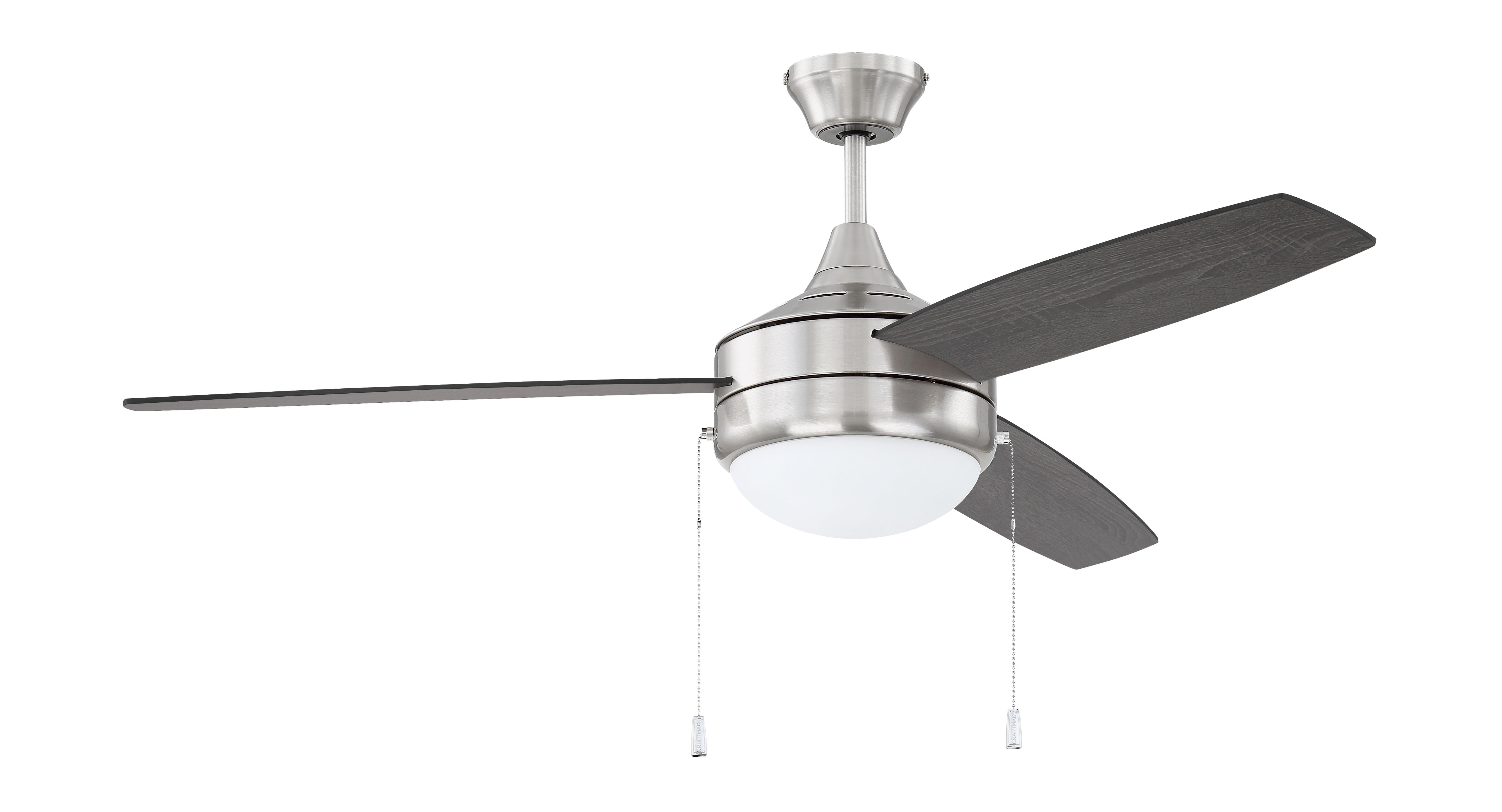 brushed polished nickel ceiling fans
