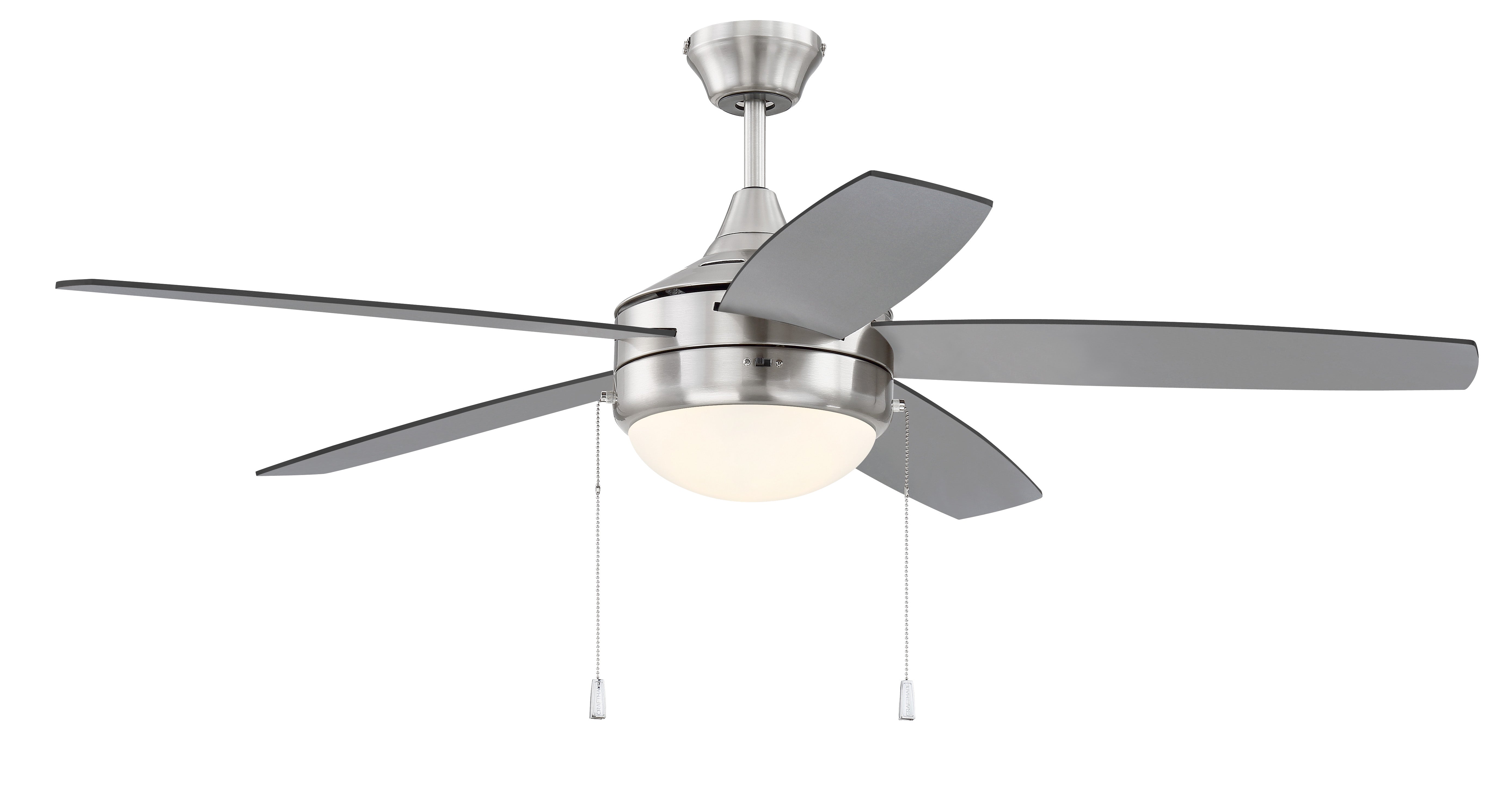 brushed polished nickel ceiling fans