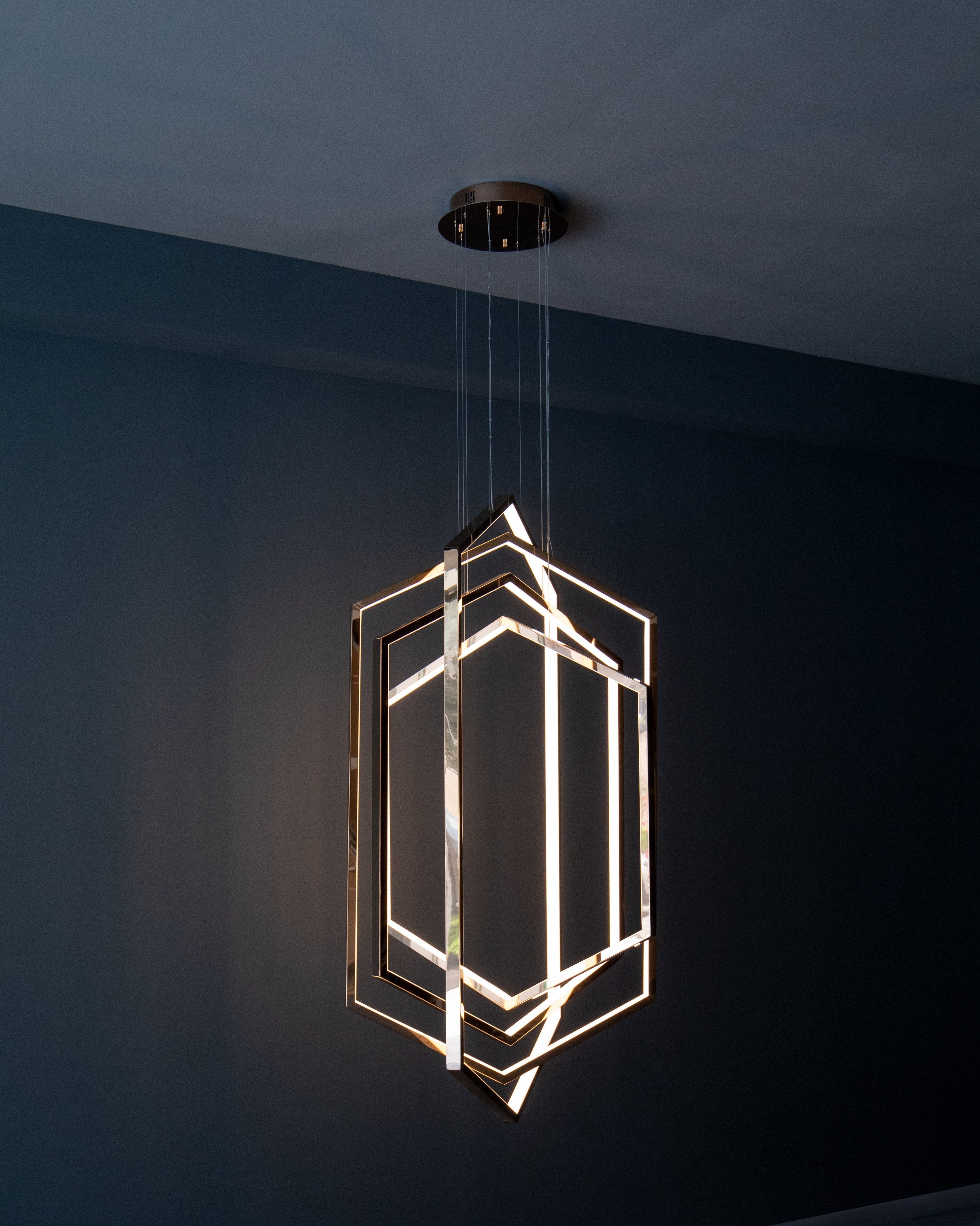 rose cooper chandelier