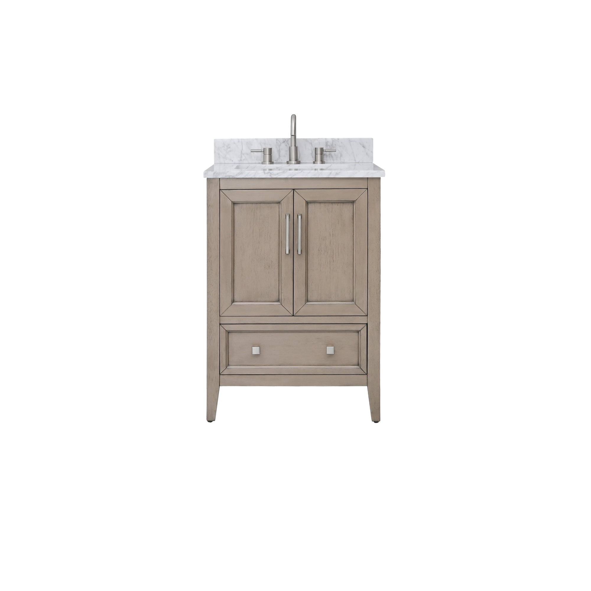 gray oak vanity set