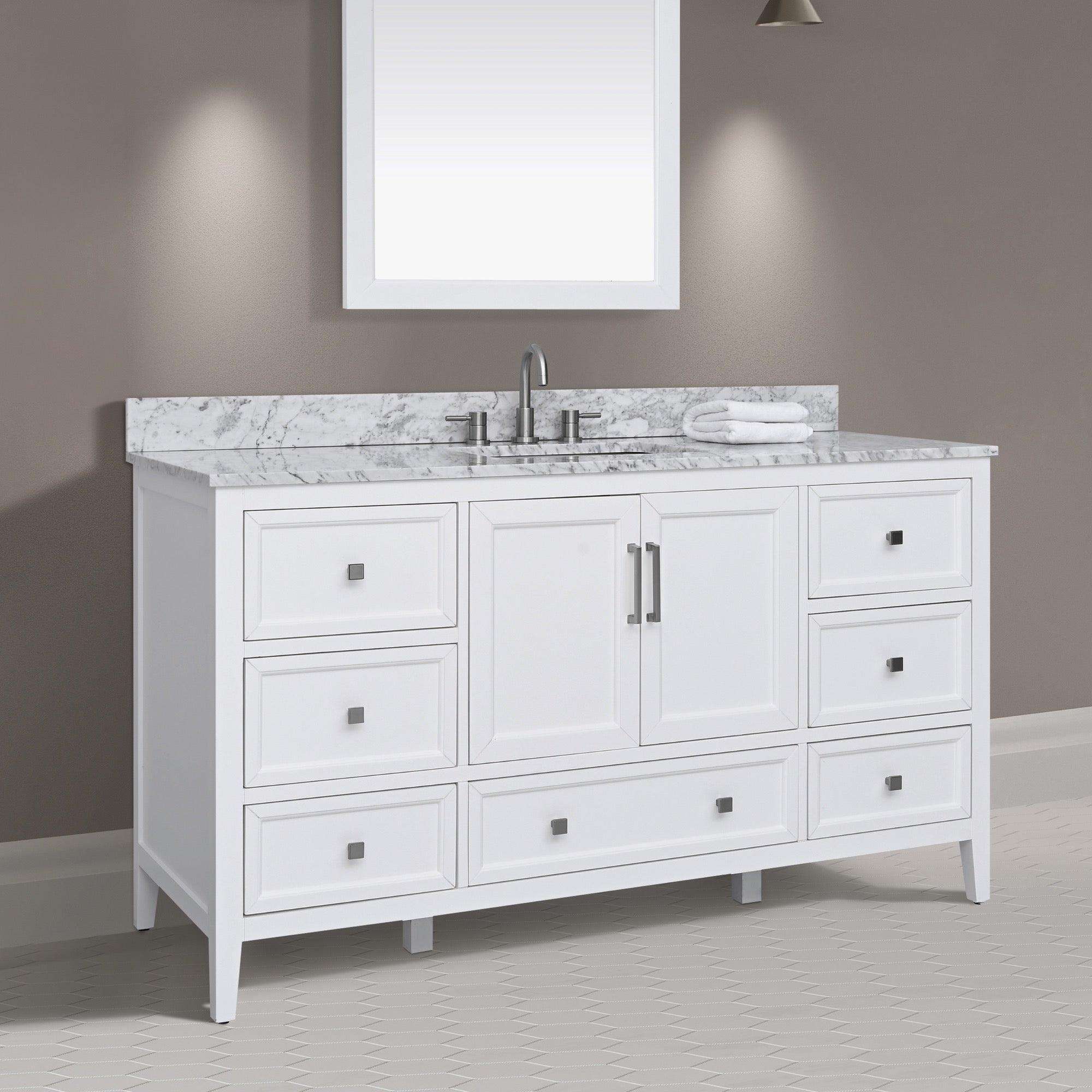 Avanity Everette 61 Inch Vanity Set