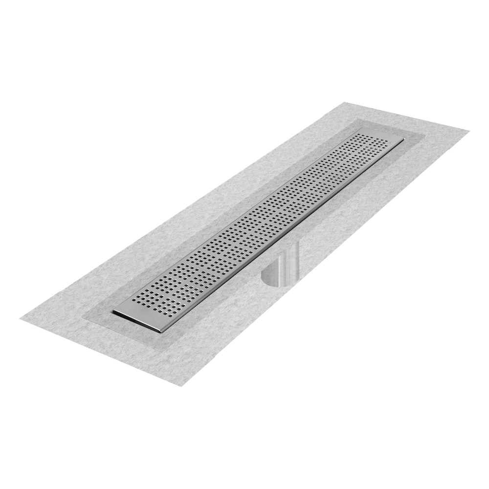 satin linear drain