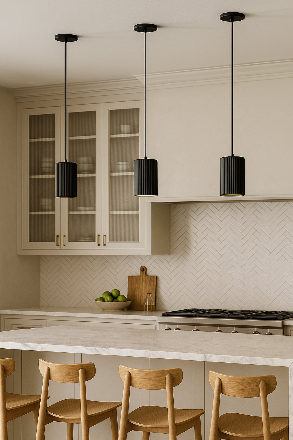 matte black pendant light