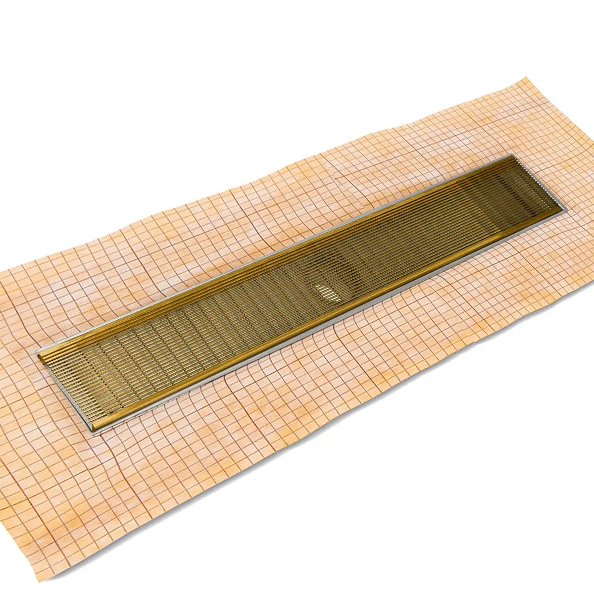Infinity Drain 42" FCS Series Complete Kit with 4" Wedge Wire Grate by Infinity Drain