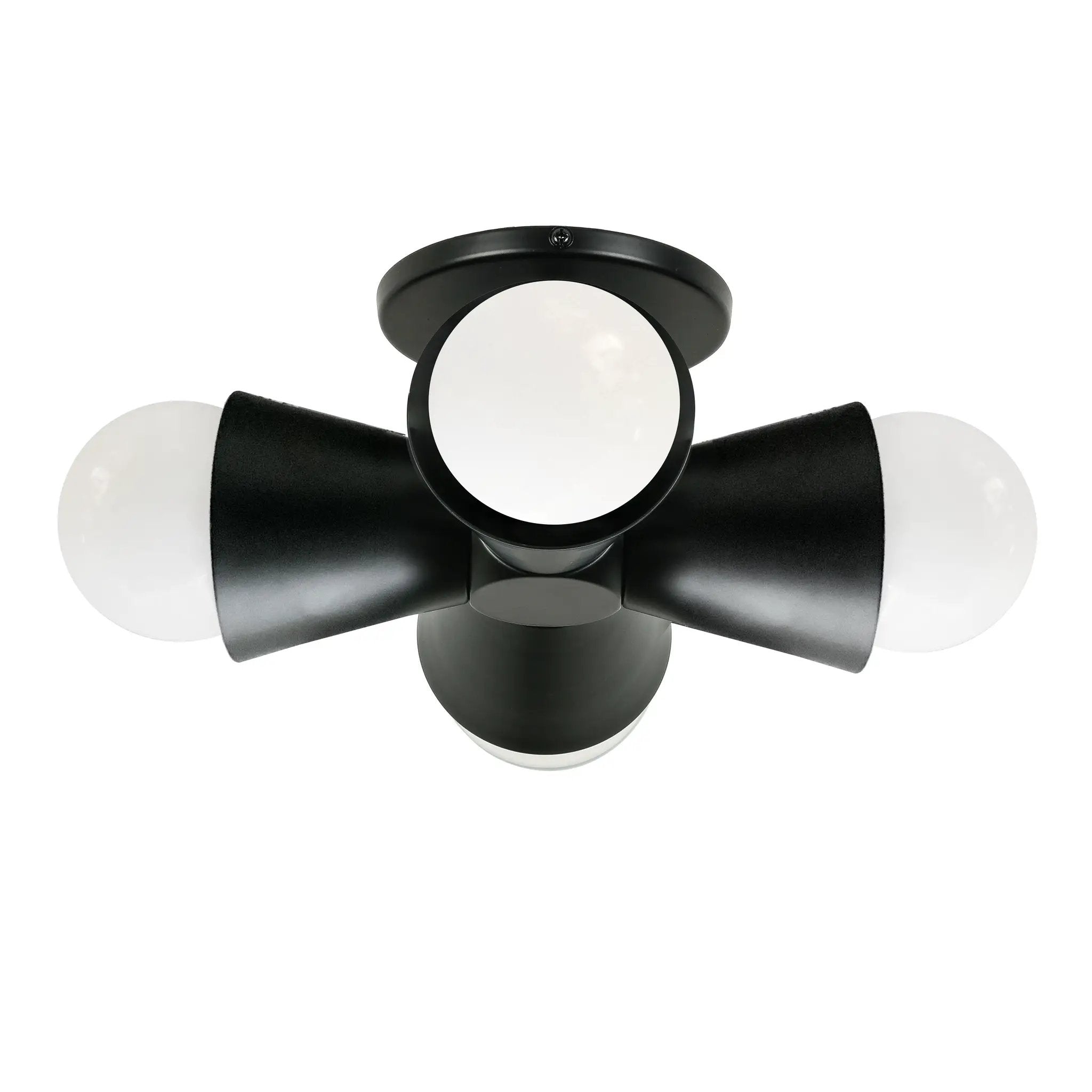 matte black flush mount