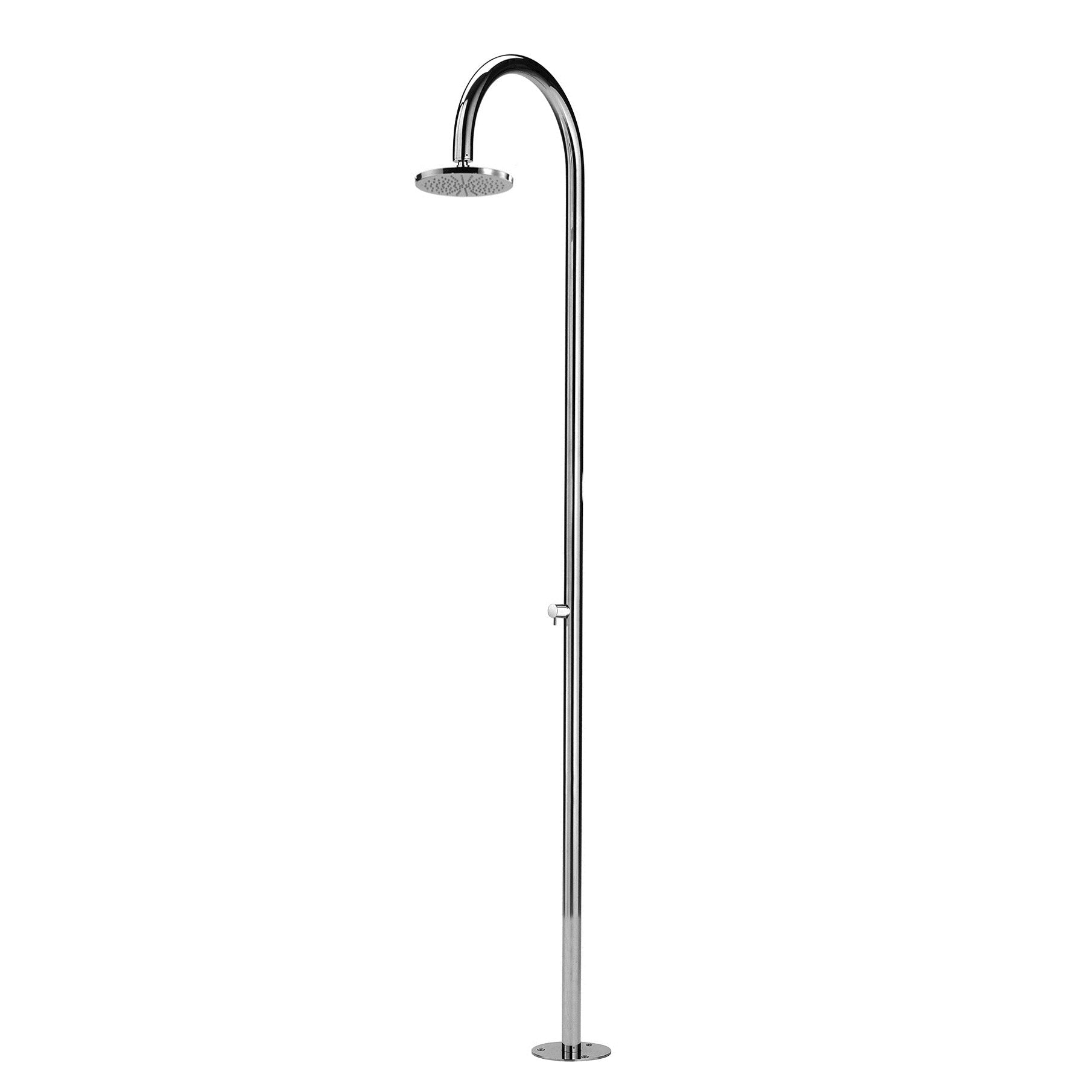 Outdoor Shower Company FTA-C50AS-C Origo Free Standing Single Supply ...