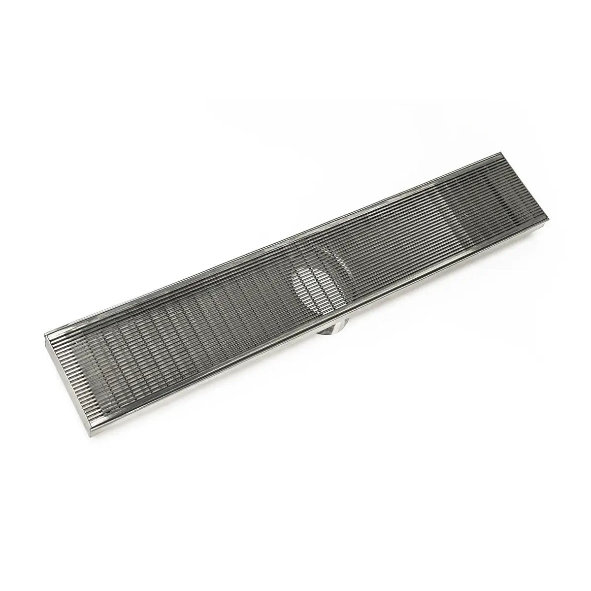 Infinity Drain 48" FX Series High Flow Complete Kit with Wedge Wire Grate with ABS Drain Body by Infinity Drain