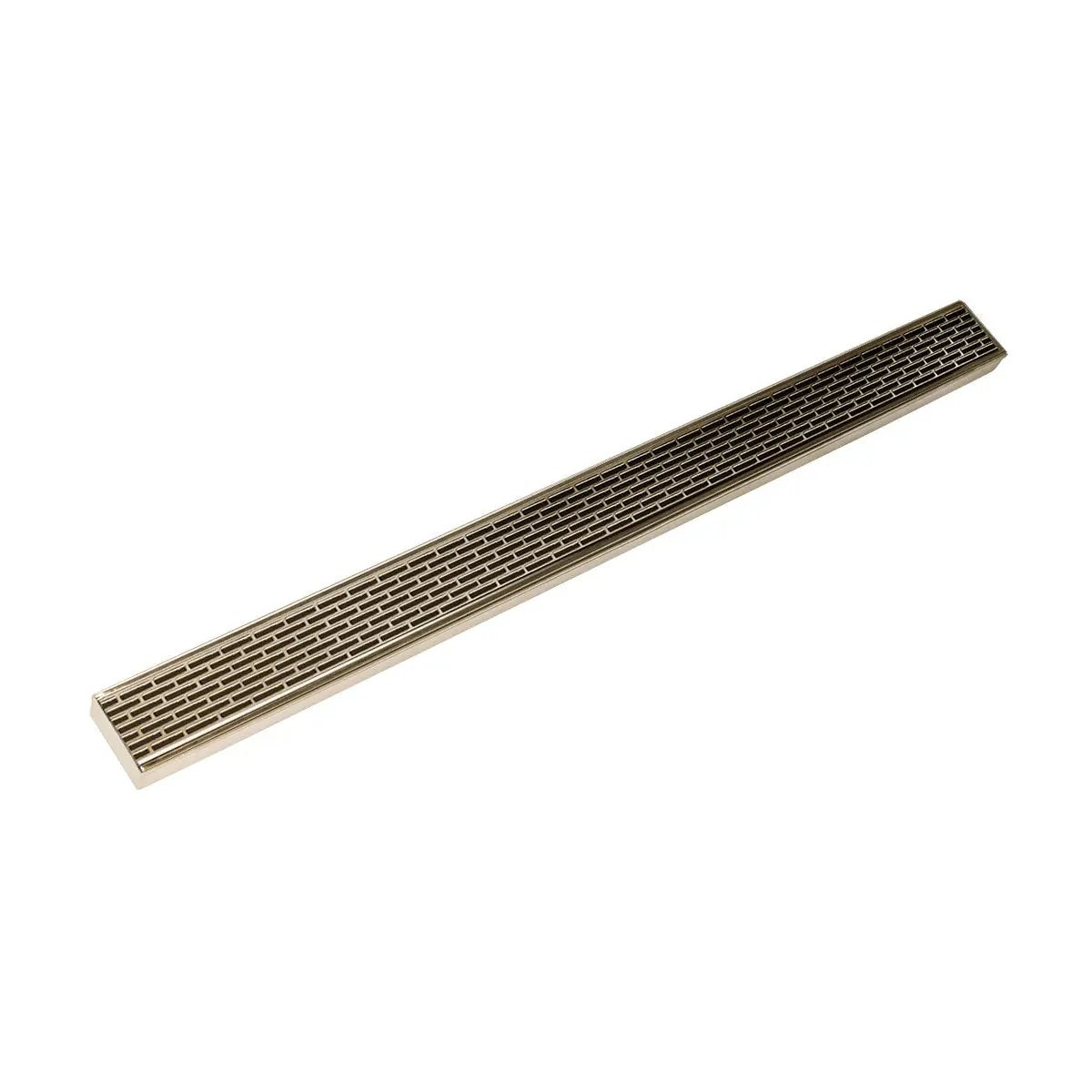 Infinity Drain 42" FX Series Complete Kit with Perforated Offset Slot Grate by Infinity Drain