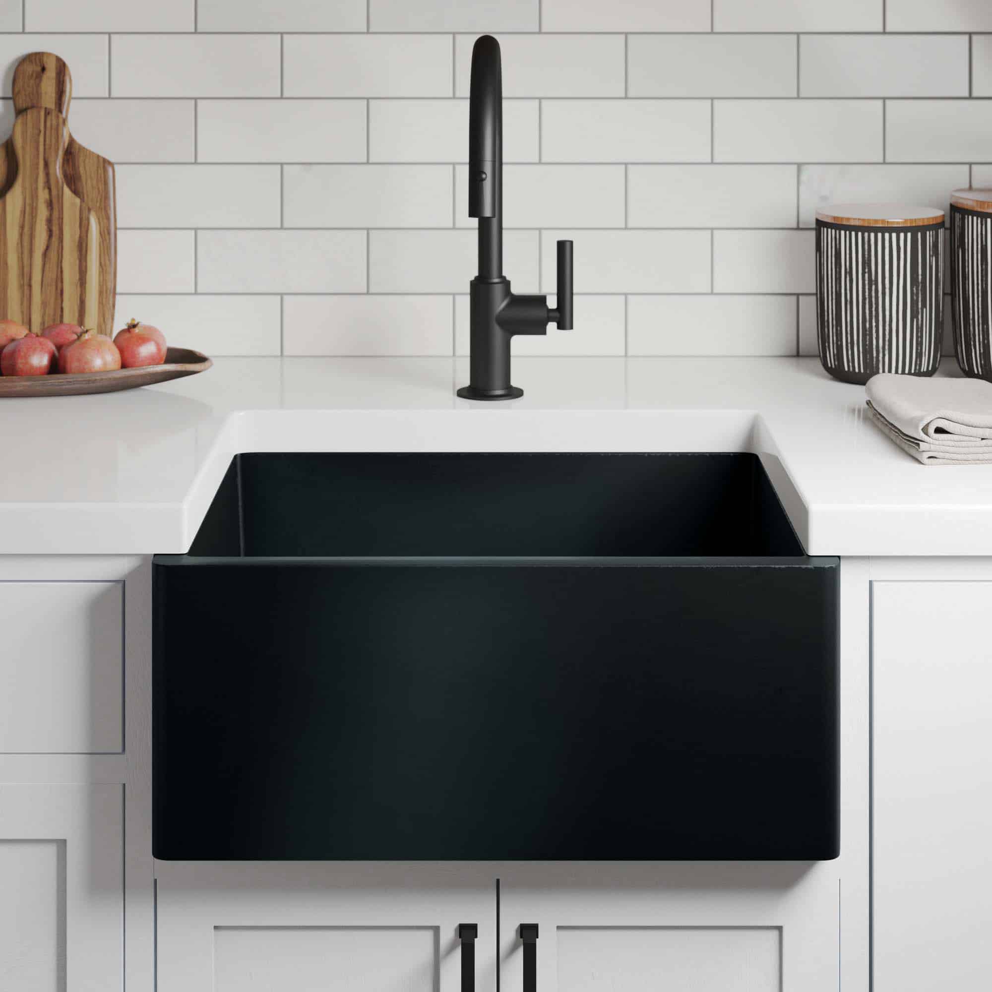 charcoal kitchen sink