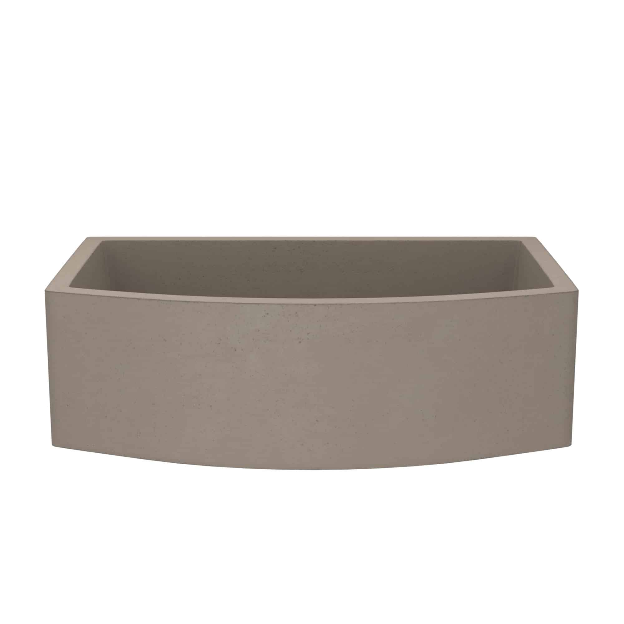 Native Trails Farmhouse 33" Quartet Nativestone Curved Apron Front Kitchen Sink