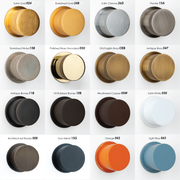 Phylrich GEORGIAN & BARCELONA Wall Lavatory Set Round Handles