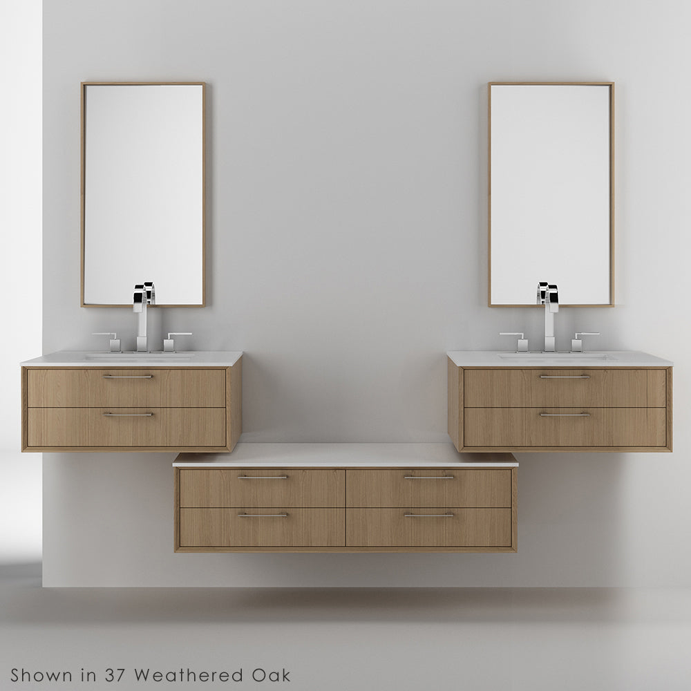 weathered oak vanity