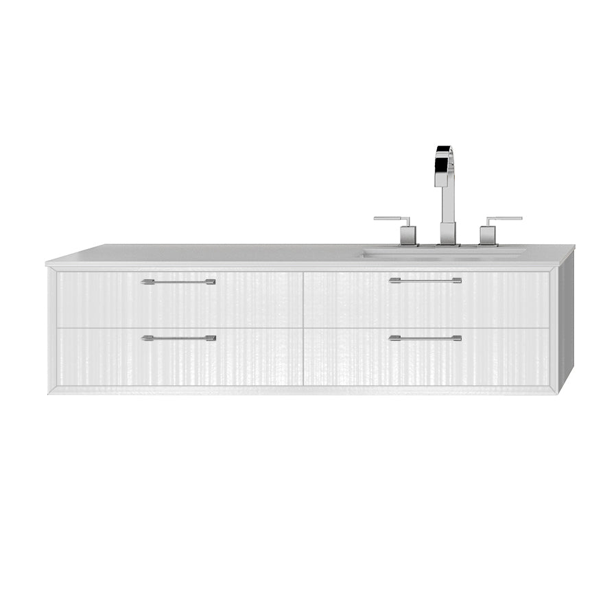 Lacava Gemelli 48" Wall Mount Vanity - Right