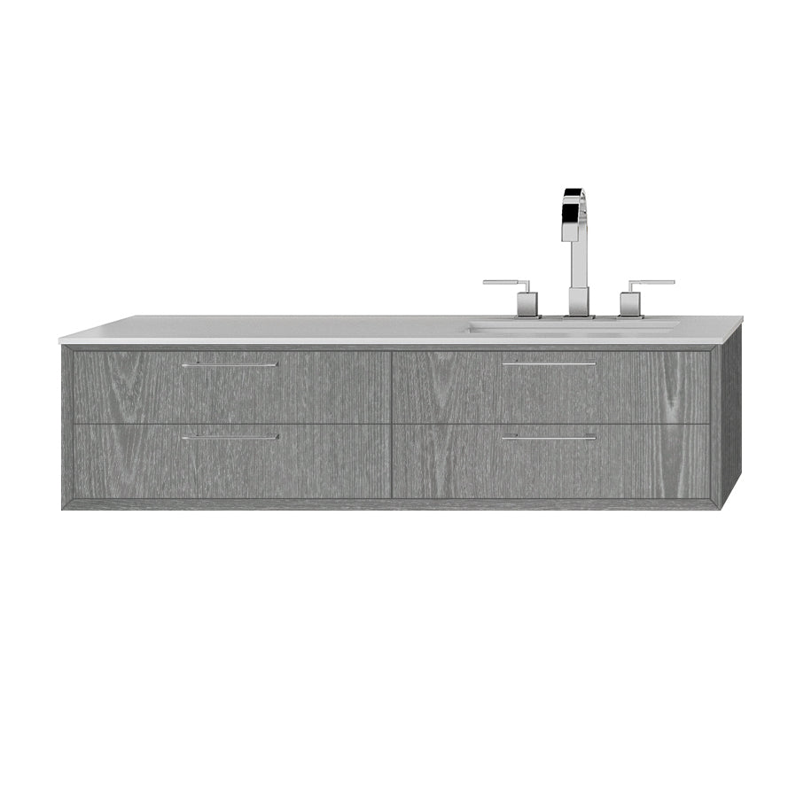 Lacava Gemelli 48" Wall Mount Vanity - Right