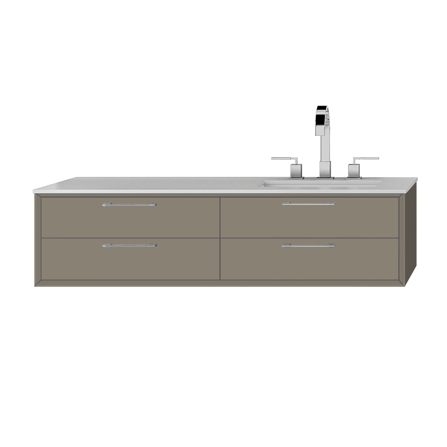 Lacava Gemelli 48" Wall Mount Vanity - Right