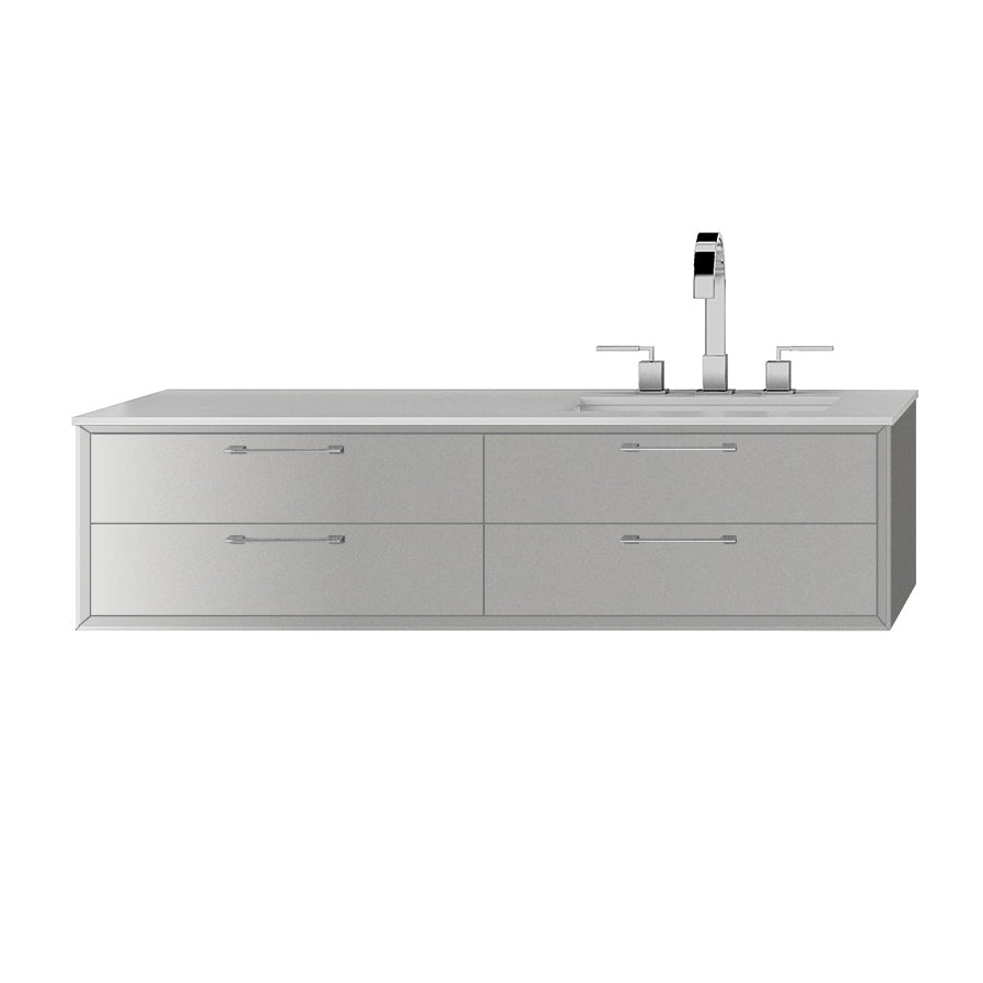 Lacava Gemelli 48" Wall Mount Vanity - Right