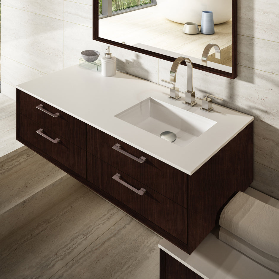 smoky walnut vanity