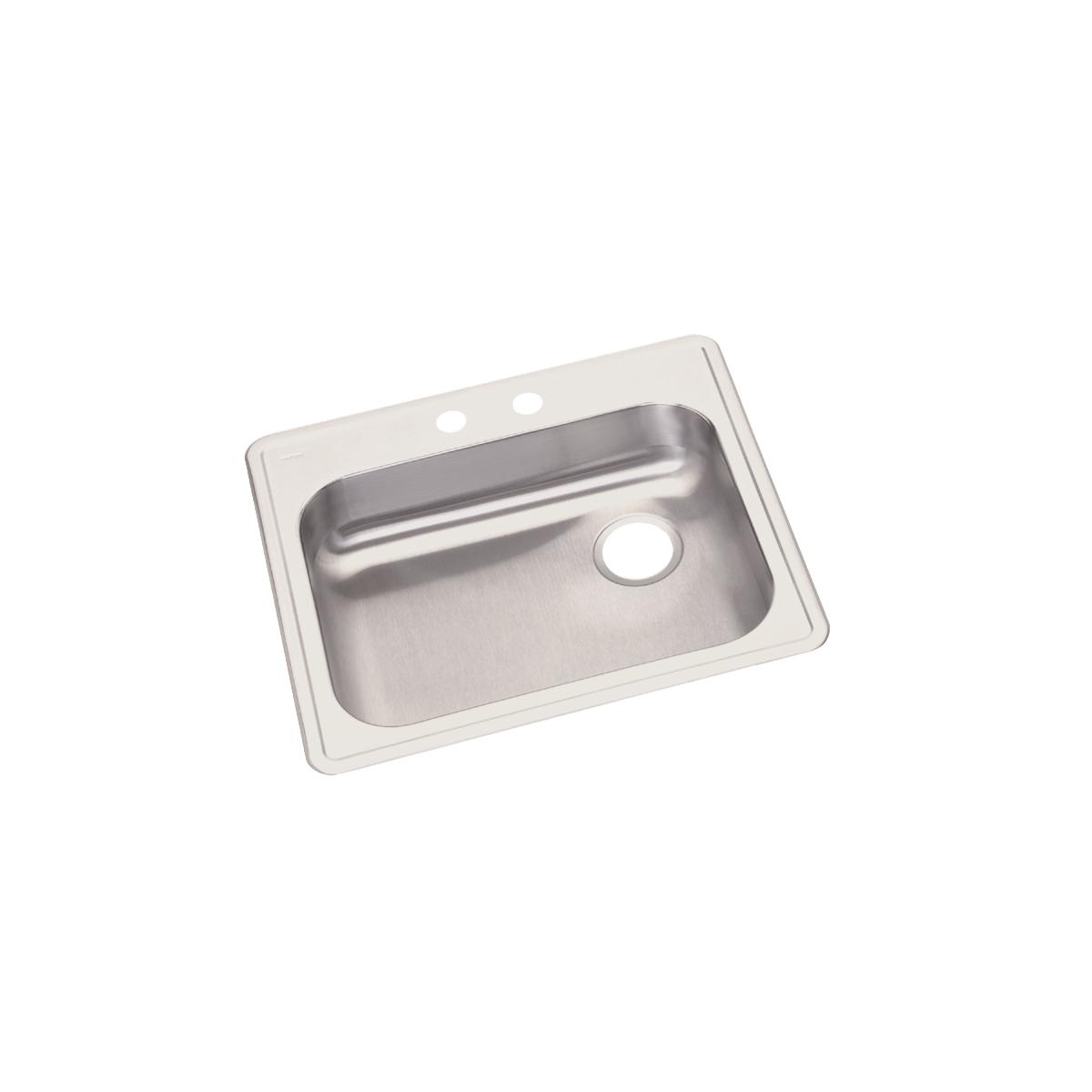 Elkay Dayton 25" x 21-1/4" x 5-3/8" Single Bowl Drop-in Sink with Right Drain