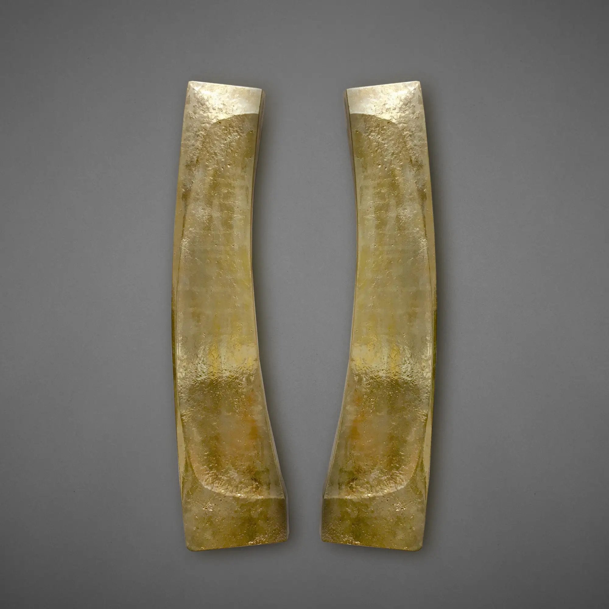 natural cast brass door pull
