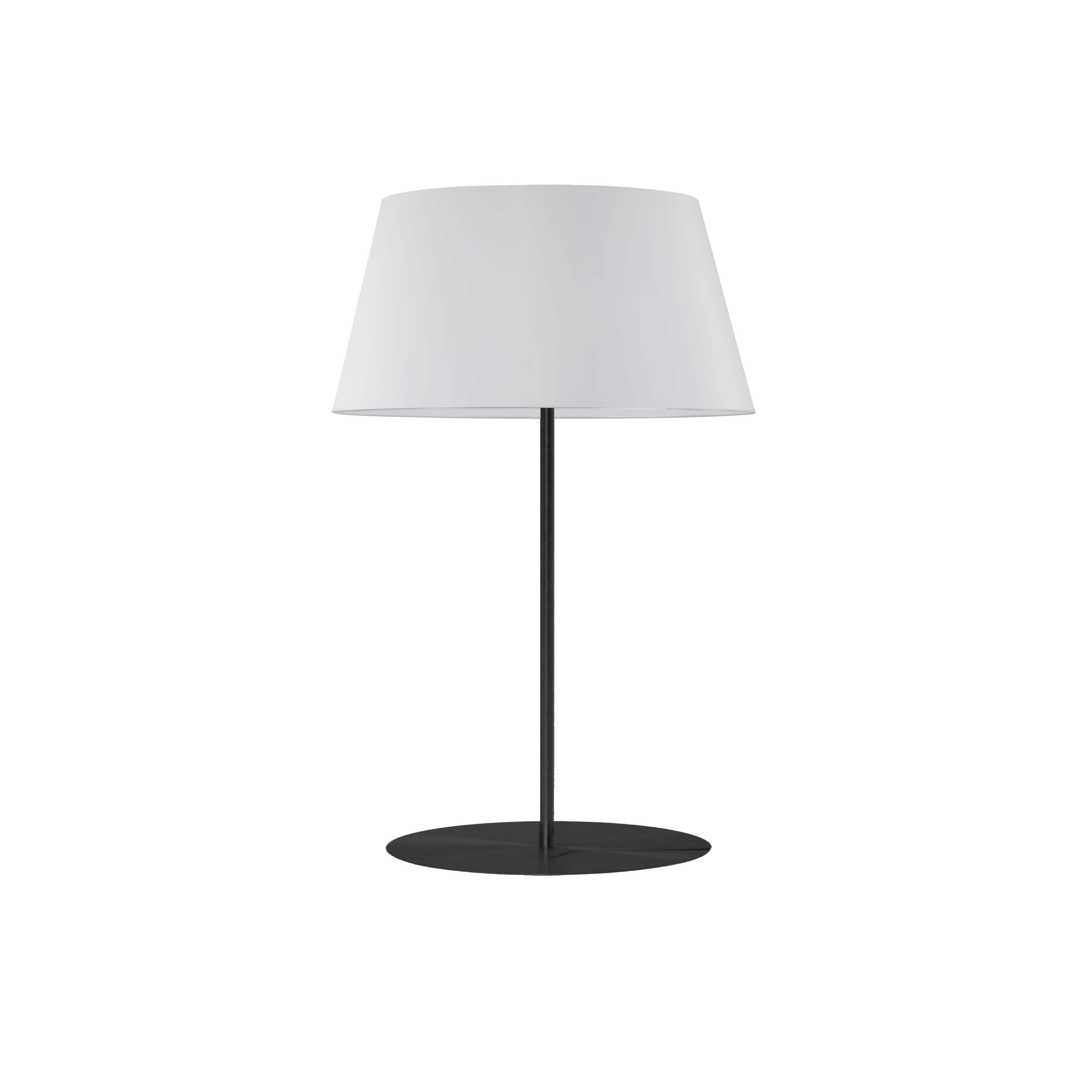 matte black table lamp
