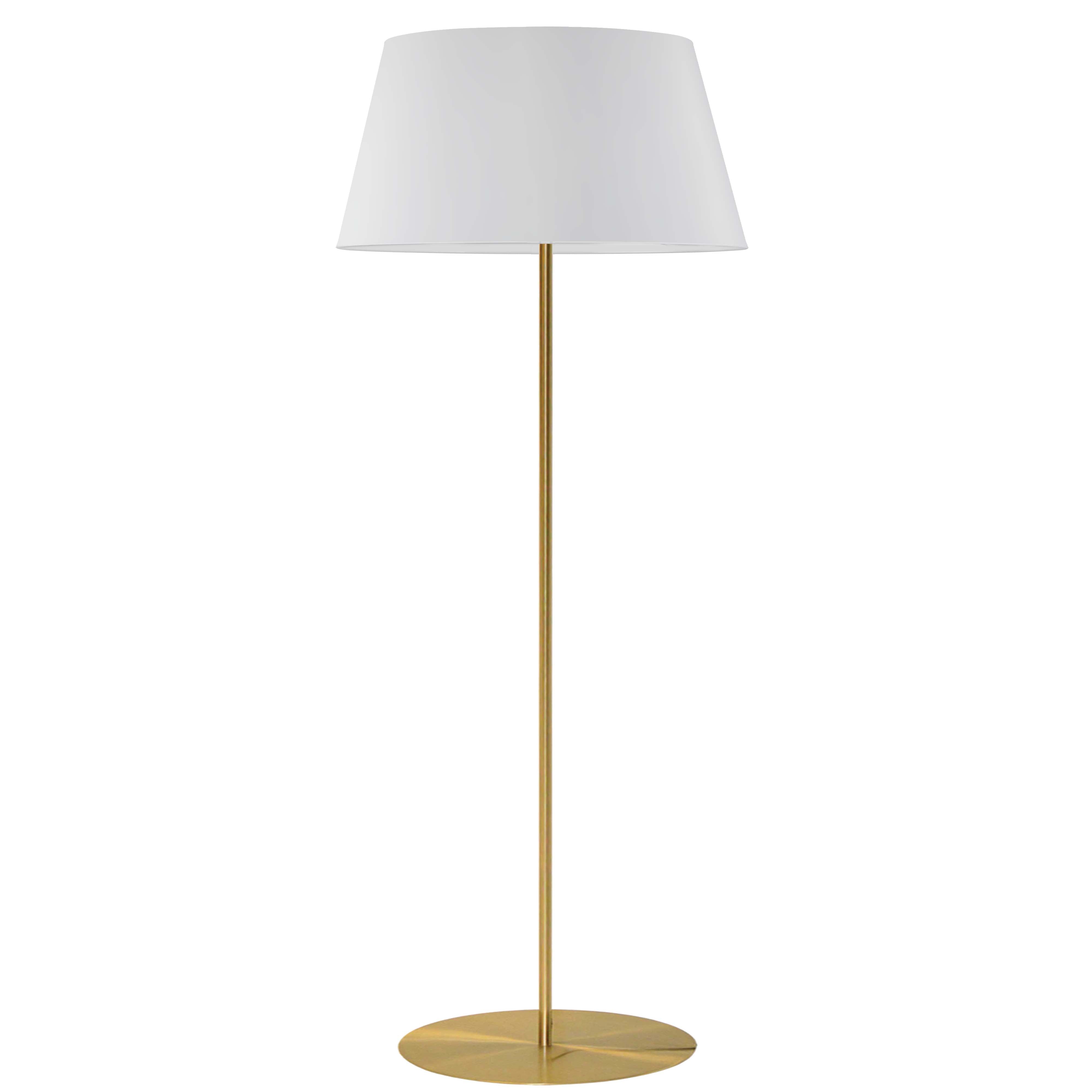aged brass table lamp