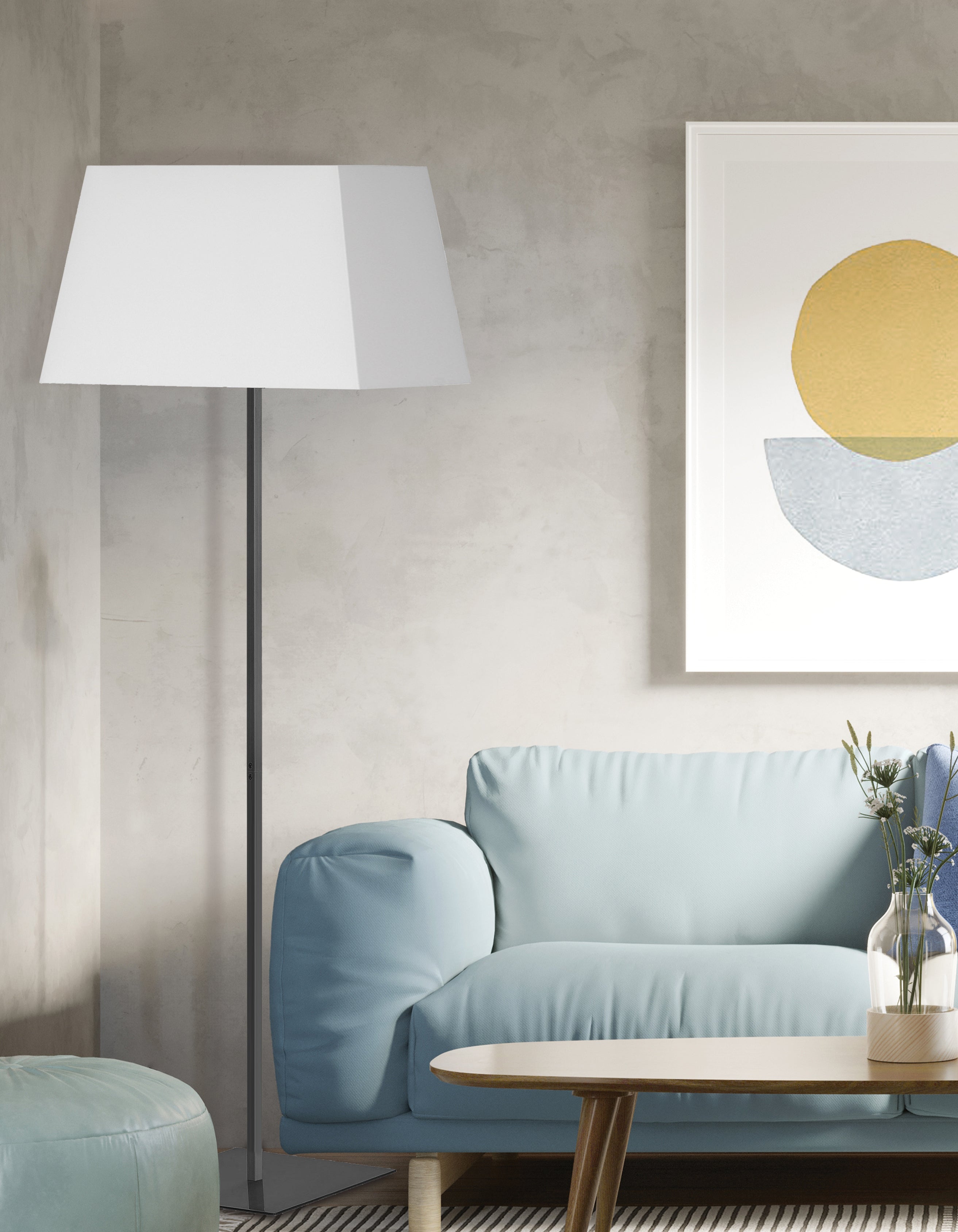 matte black table lamp