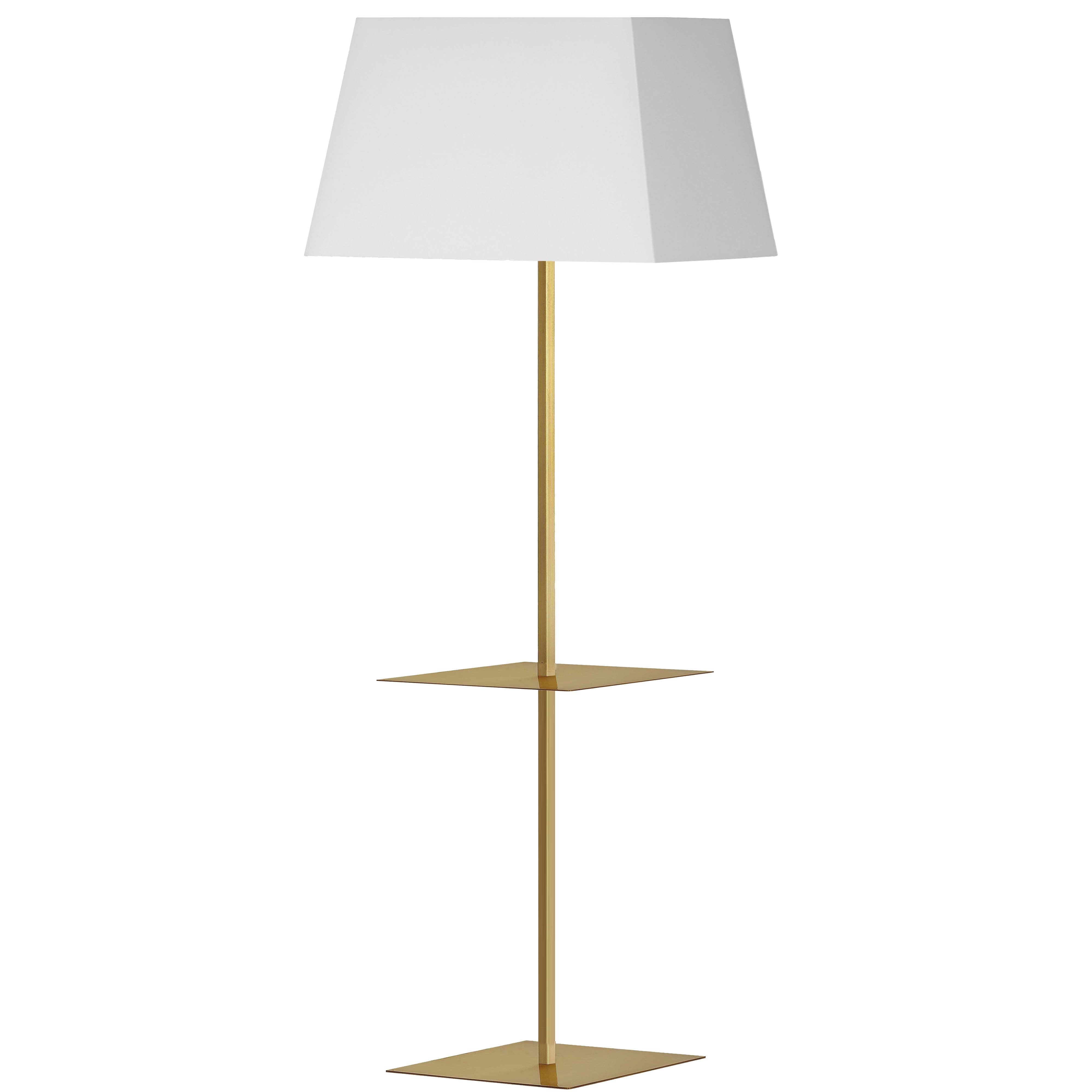 aged brass table lamp
