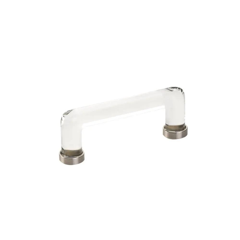 Emtek 4" CC Modern Glass Cabinet Pull by Emtek