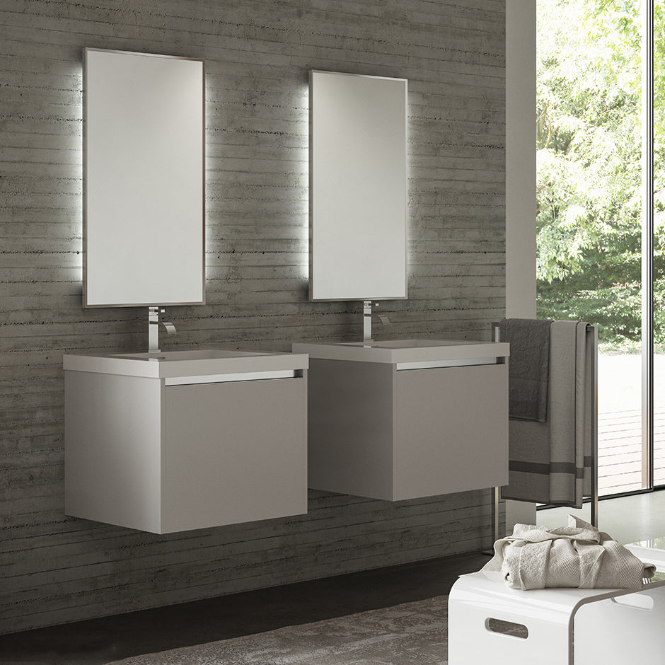 matte ardesia vanity