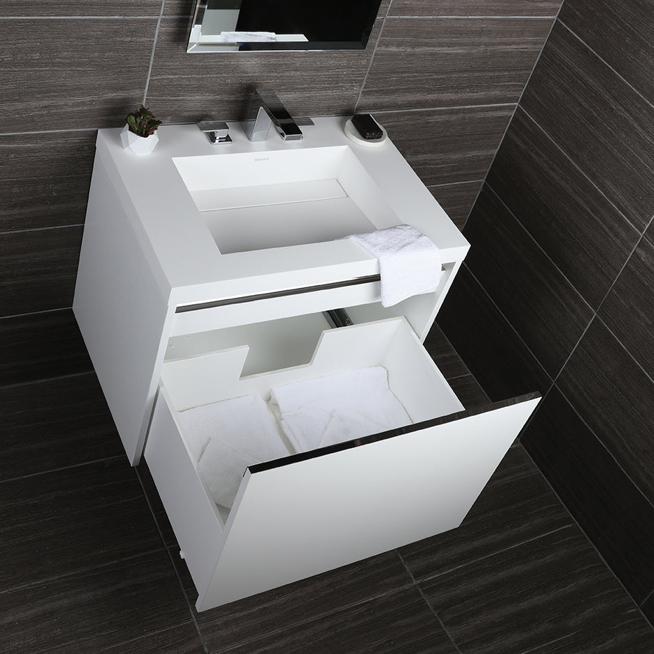 fluttini detailing front side vanity