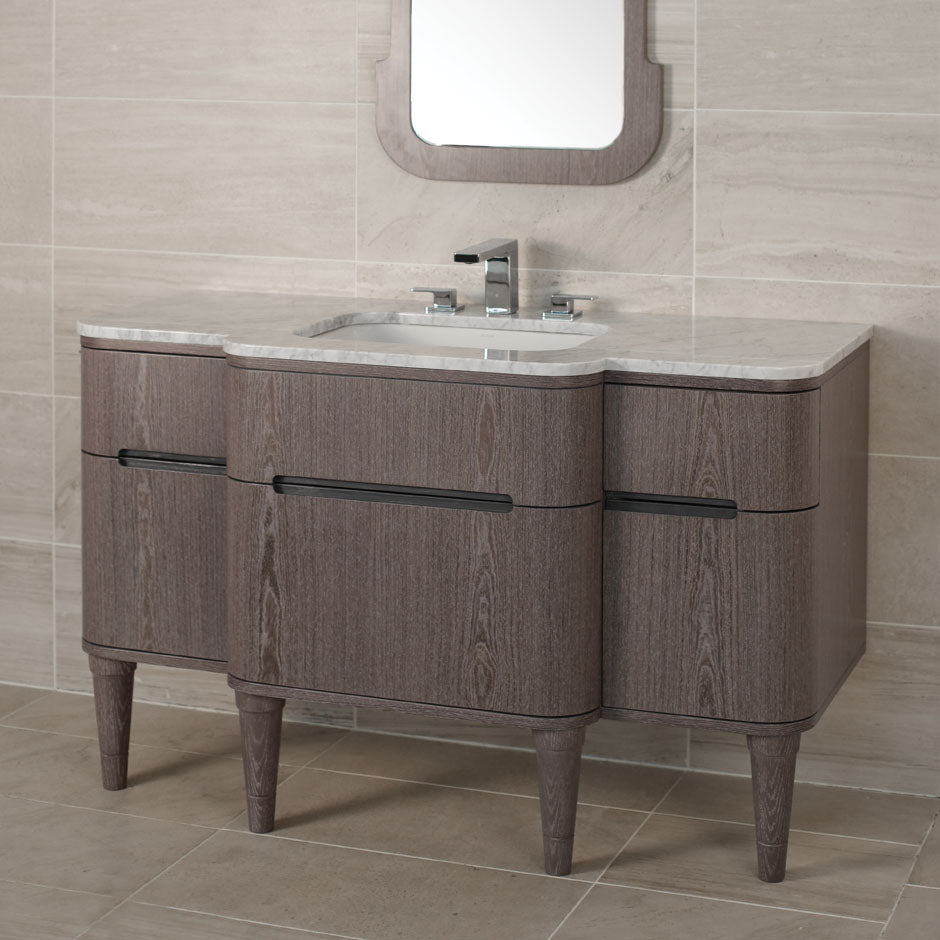 silver oak vanity