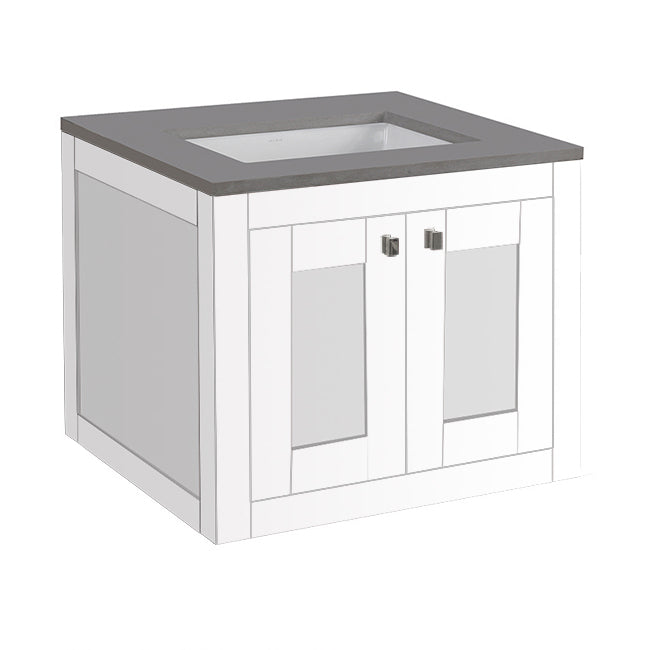 Lacava Stile 24" Wall-Mount Under-Counter Vanity