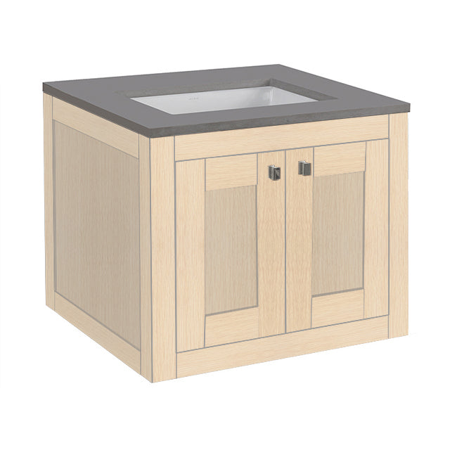 Lacava Stile 24" Wall-Mount Under-Counter Vanity