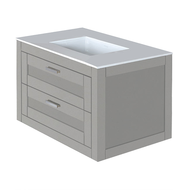 Lacava Stile 30" Wall-Mount Under-Counter Vanity