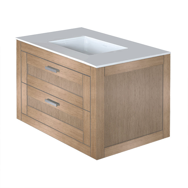 Lacava Stile 30" Wall-Mount Under-Counter Vanity