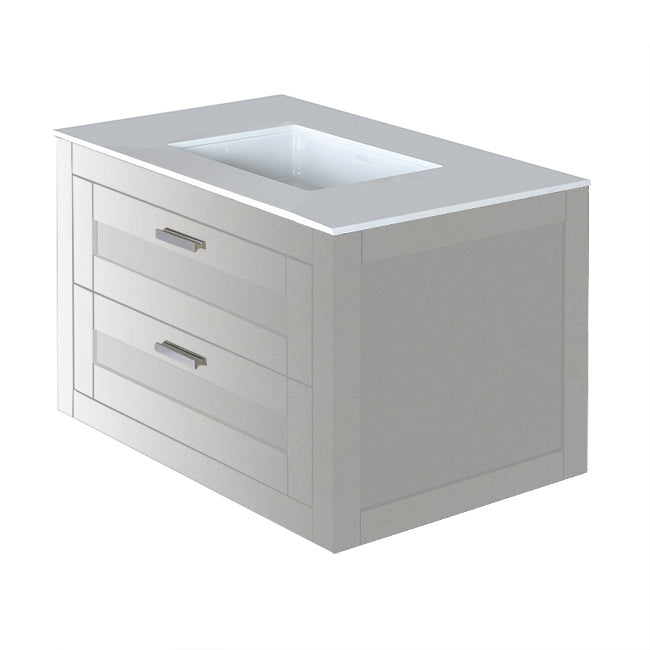 Lacava Stile 30" Wall-Mount Under-Counter Vanity