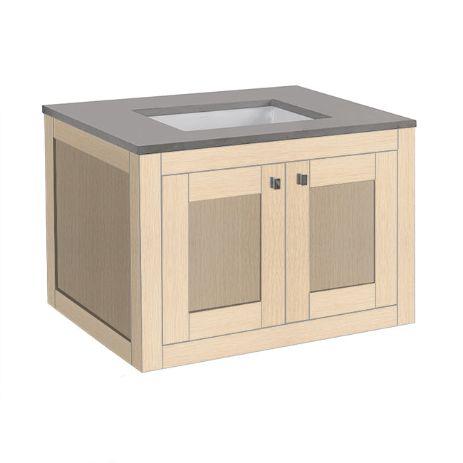 Lacava Stile 30" Wall-Mount Under-Counter Vanity