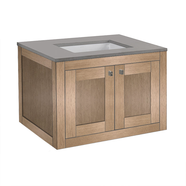 Lacava Stile 30" Wall-Mount Under-Counter Vanity