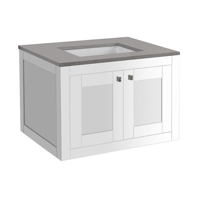 Lacava Stile 30" Wall-Mount Under-Counter Vanity