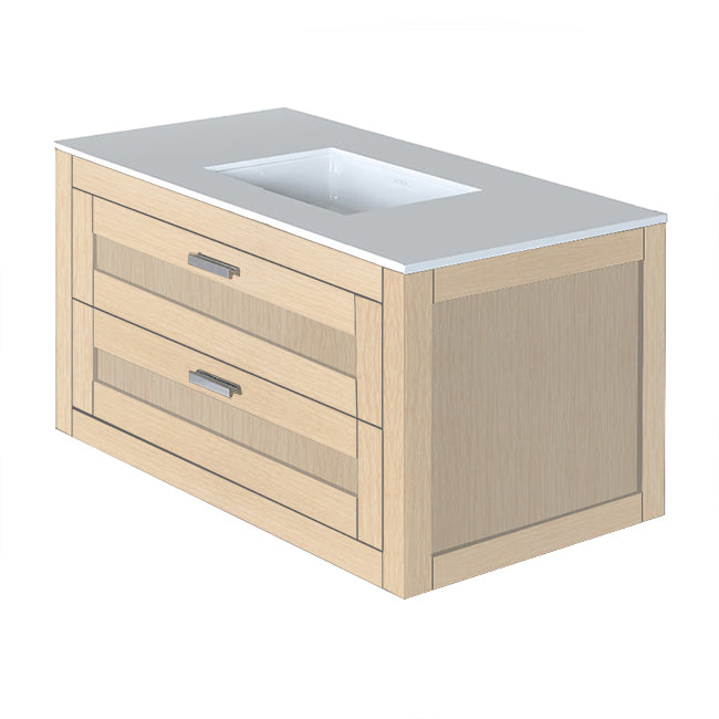 Lacava Stile 36" Wall-Mount Under-Counter Vanity