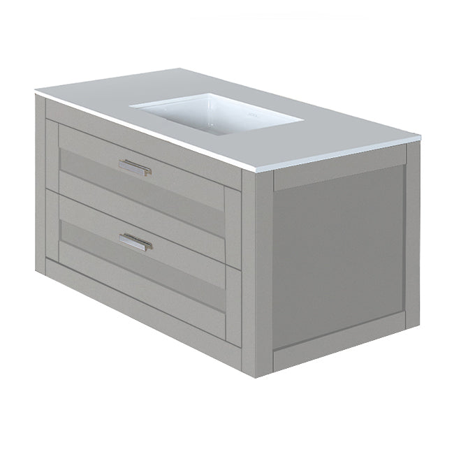 Lacava Stile 36" Wall-Mount Under-Counter Vanity