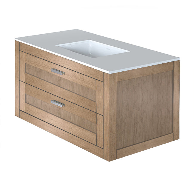 Lacava Stile 36" Wall-Mount Under-Counter Vanity