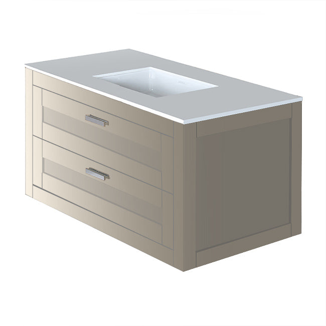 Lacava Stile 36" Wall-Mount Under-Counter Vanity