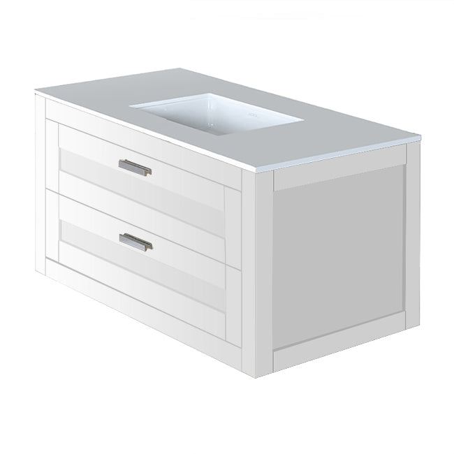 Lacava Stile 36" Wall-Mount Under-Counter Vanity